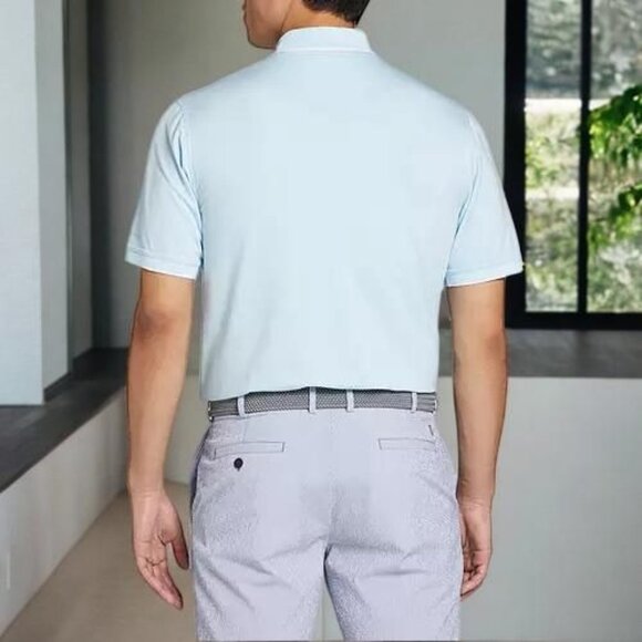 Walter Hagen Men's Soft Blue Clubhouse Pique Golf Polo T Shirt Size XXL NWT - Picture 4 of 6